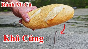 Cách biến bánh mì cũ , bánh mì khô cứng như đá Thành bánh mì mới như mới ra lò vậy - mẹo hay với bánh mì khô