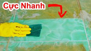 Cách tẩy trắng gạch men bị ố vàng rất đơn giản - mẹo tẩy trắng ron gạch men , tẩy trắng nền gạch men cũ vàng