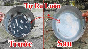 Cách tẩy trắng xoong nồi bị cháy Mà không cần phải làm gì hết cực hay / Mẹo làm mới xoong nồi bị cháy đen